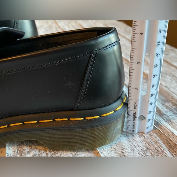 DR. MARTENS ADRIAN YELLOW STITCH TASSEL LOAFERS Women's 8, Men 7 - Picture 12 of 12